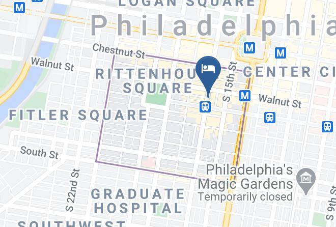 Philadelphia - The Racquet Club Of Philadelphia Maps