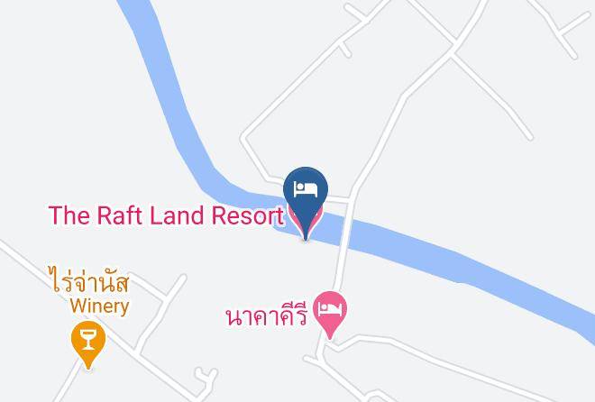 Amphoe Thong Pha Phum - The Raft Land Resort Maps