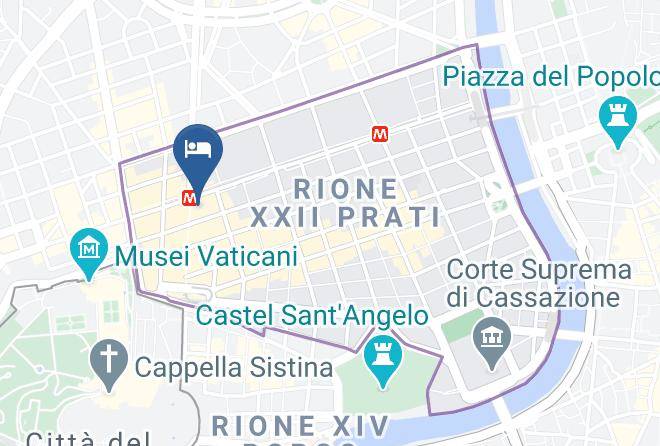 Rome - The Rainbow B&b Vatican Maps