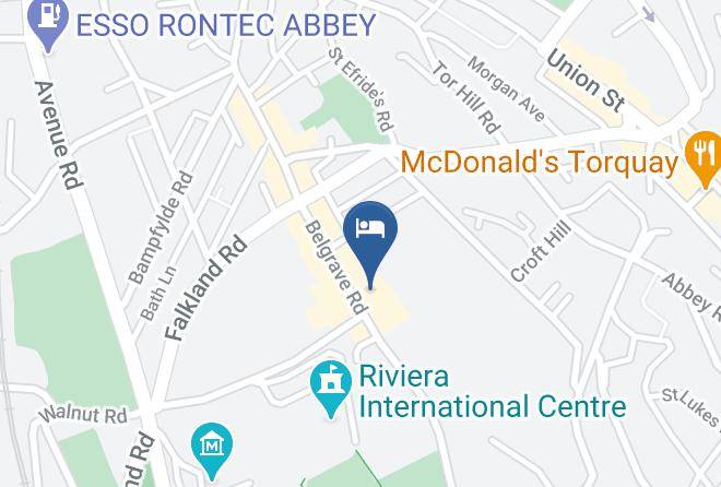 Torbay - The Rainbow International Hotel Maps