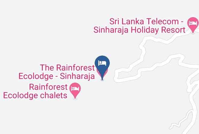 The Rainforest Ecolodge Sinharaja Map