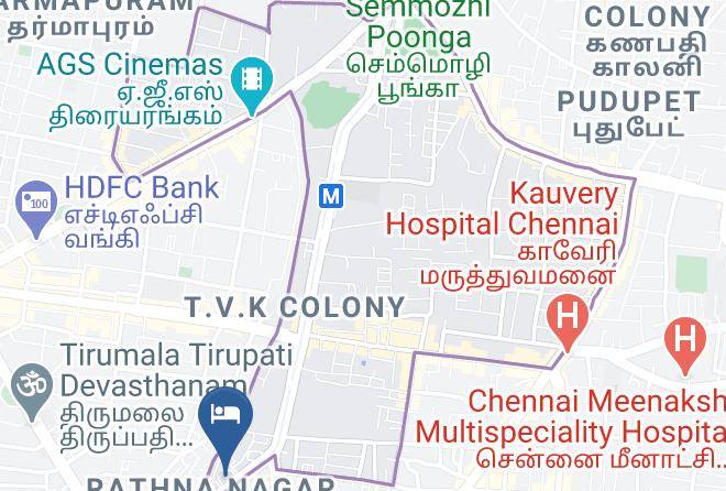 The Raintree Anna Salai Map