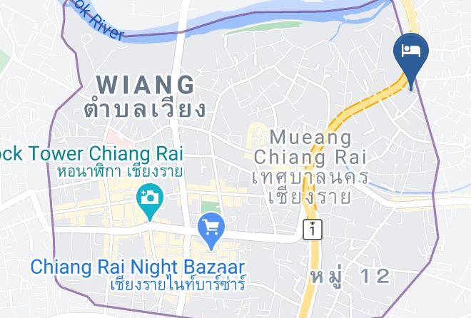 Mueang Chiang Rai District - The Rama Residence The Rama Hotel Maps