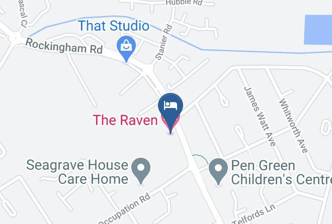 Northants - The Raven Hotel Maps