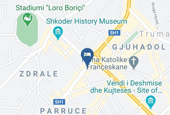 Shkoder - The Red Bricks Hotel Maps