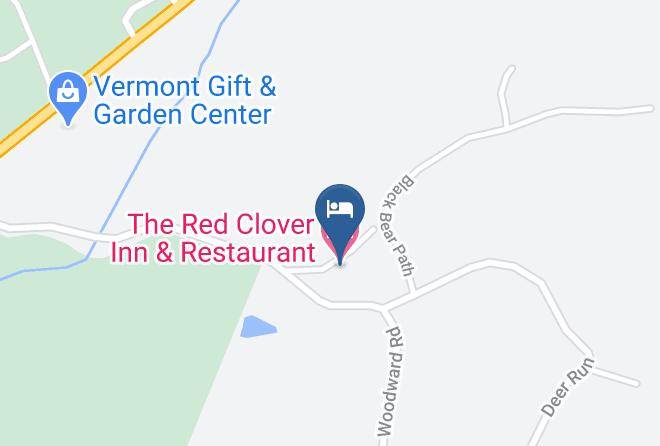 The Red Clover Inn & Restaurant Map