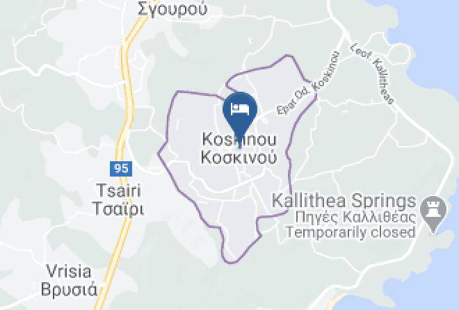 Dodecanese - The Red Door In Koskinou Maps