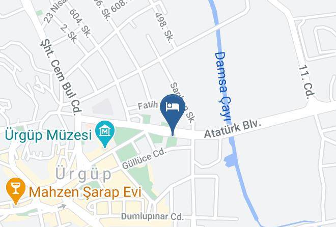 The Red Horse Hotel In Cappadocia Map