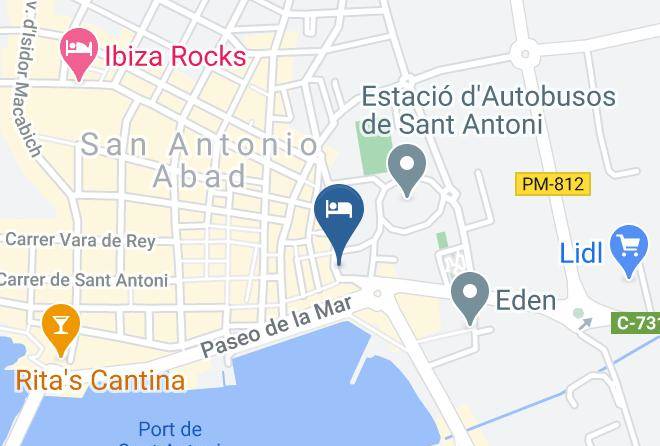 Baleares - The Red Hotel By Ibiza Feeling Maps