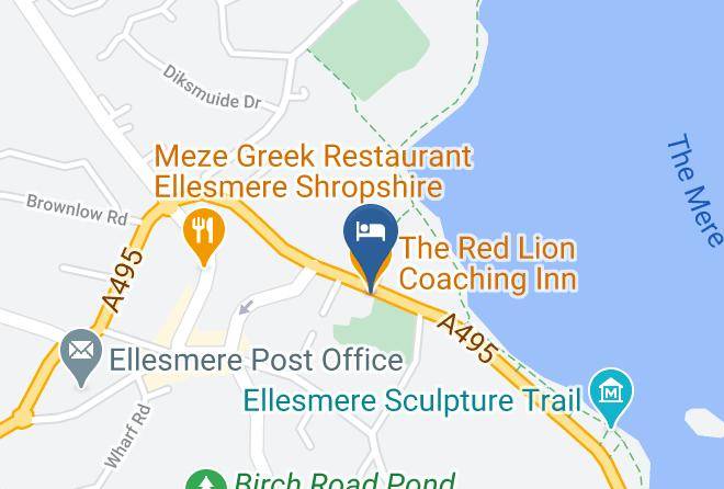 Shropshire - The Red Lion Coaching Inn Maps