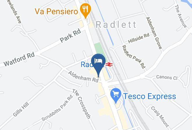 Herts - The Red Lion Hotel Radlett Maps