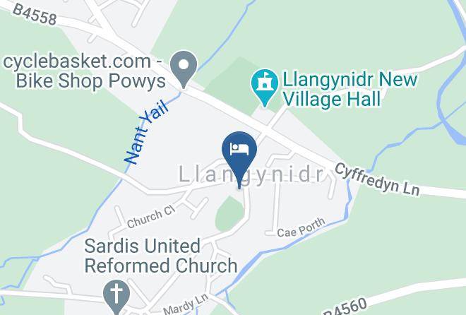 Powys - The Red Lion Hotel Maps