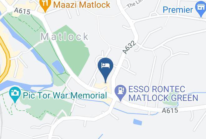 Derbyshire - The Red Lion & Moot Ales Microbrewery Maps