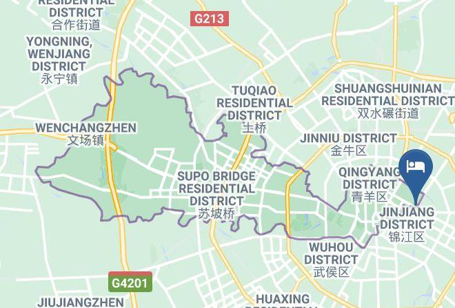 Chengdu - The Red Star Hotel Maps