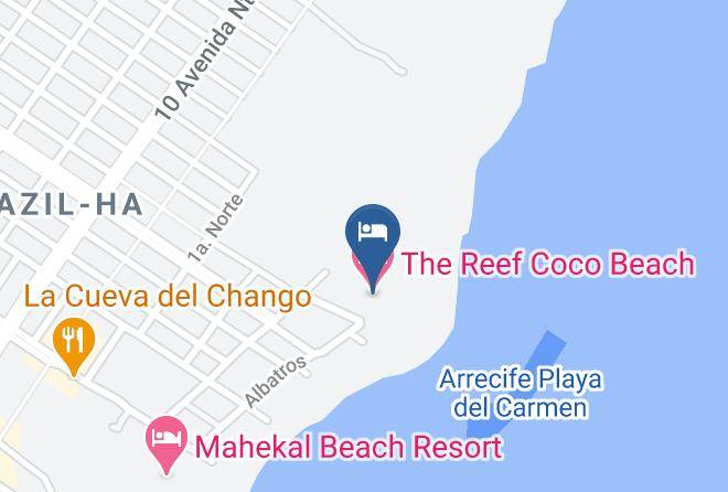 Solidaridad - The Reef Coco Beach Maps
