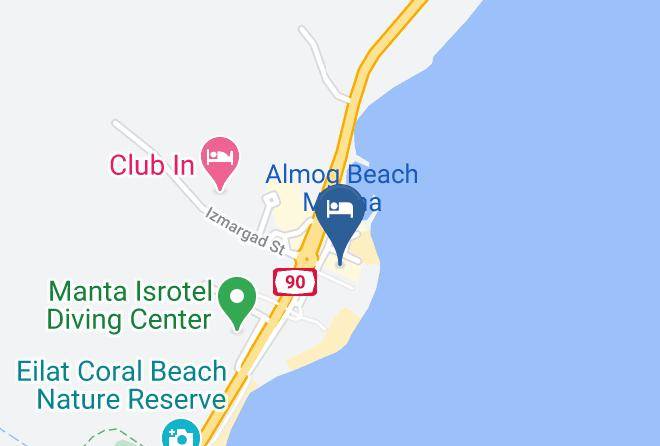 Eilat - The Reef Eilat Hotel By Herbert Samuel Maps