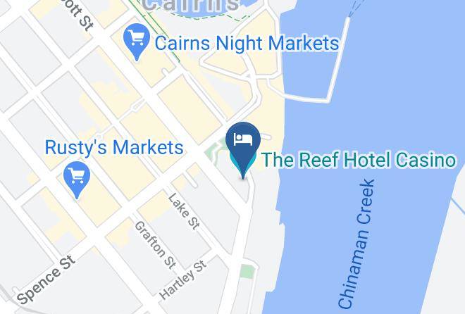 Cairns - The Reef Hotel Casino Maps
