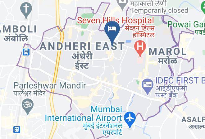 Mumbai - The Paradise By Tunga Hotel Maps