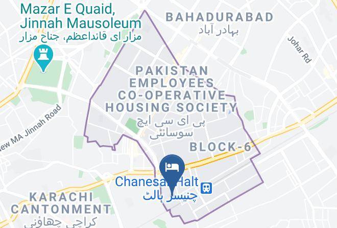 Karachi - The Regalia Inn Vip Family Hotel In Karachi Maps