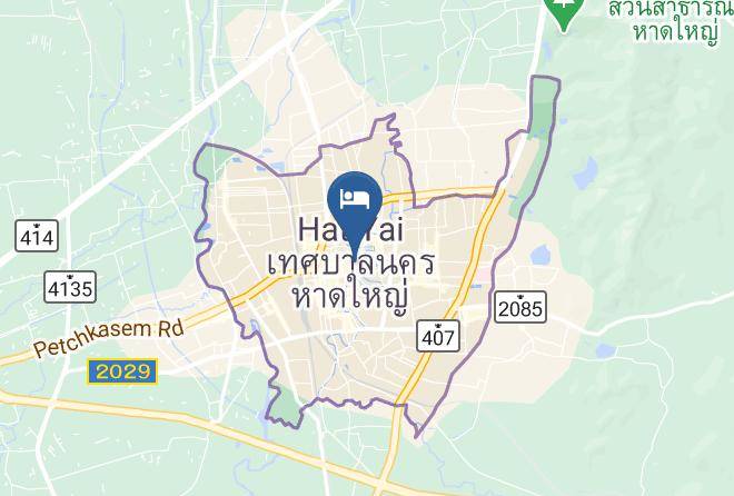 Amphoe Hat Yai - The Regency Hotel Hat Yai Maps