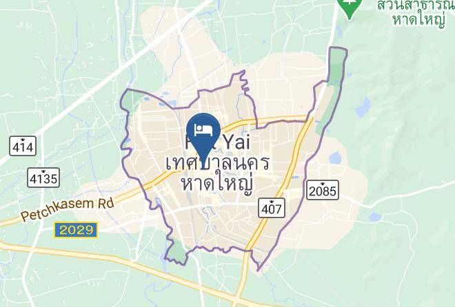 Amphoe Hat Yai - The Regency Hotel Maps