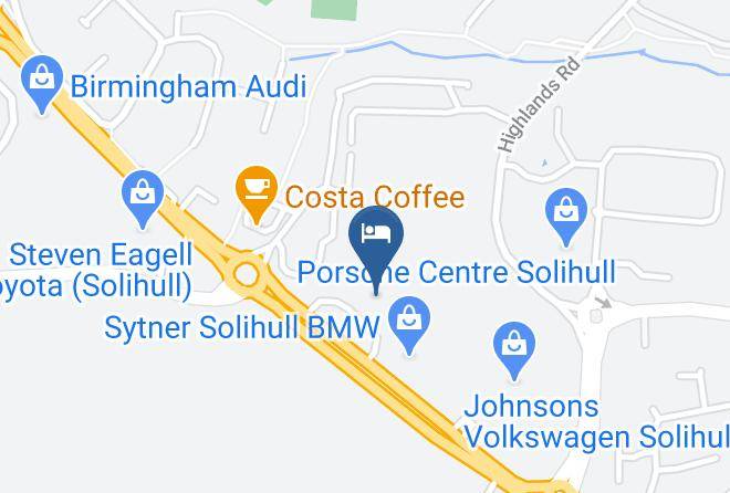 Solihull - The Regency Hotel Solihull Maps