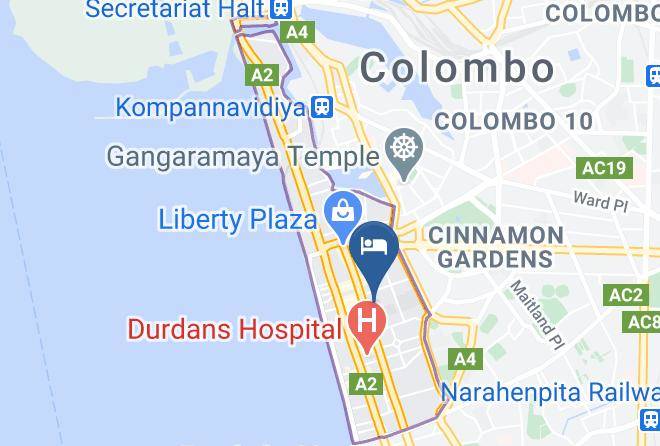 Colombo - The Regent Hotel Maps