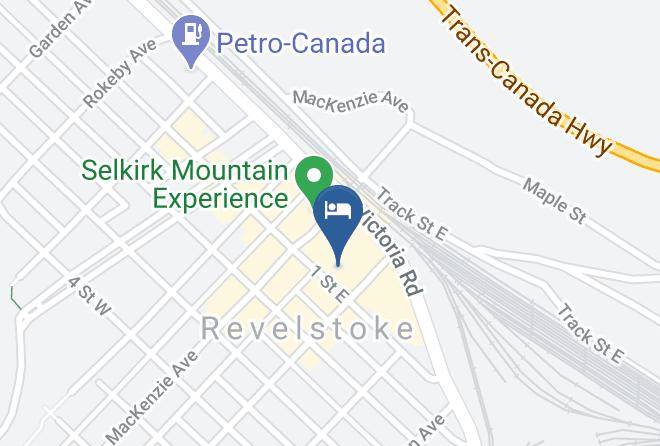 Columbia Shuswap - The Regent Hotel Maps