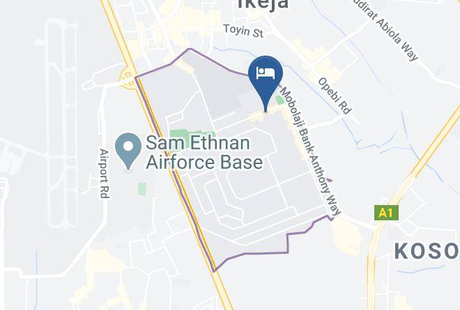 Kosofe - The Regent Luxury Suites Ikeja Lagos Nigeria Maps