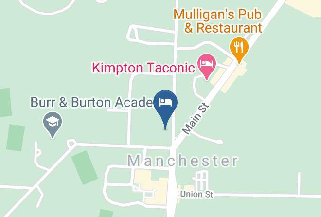 Bennington - The Reluctant Panther Restaurant Maps