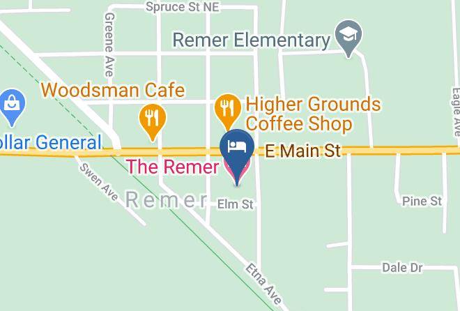 The Remer Motel Map