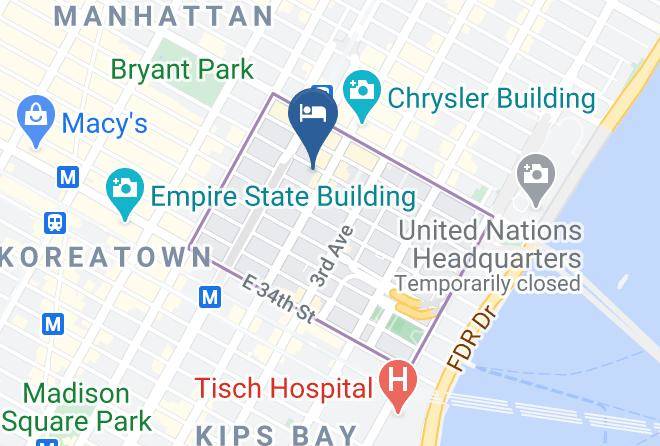 New York - The Renwick Hotel New York Maps