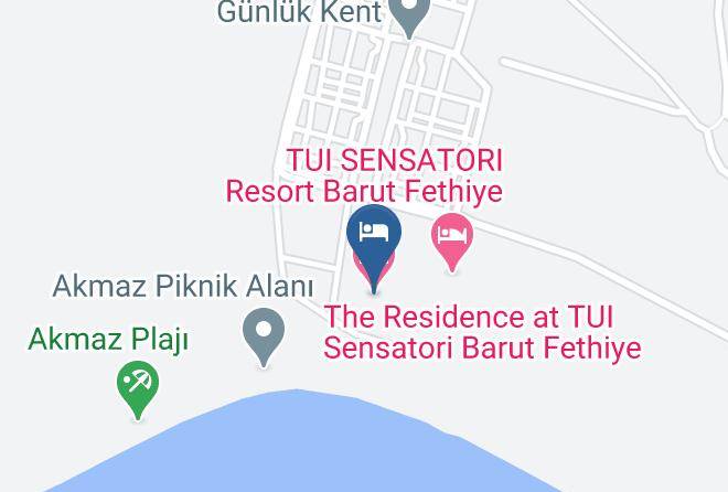 Mugla - The Residence At Tui Sensatori Barut Fethiye Maps