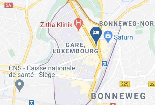 Luxembourg Gare - The Residence Gare Maps