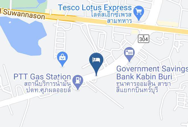 Amphoe Kabin Buri - The Resort Maps