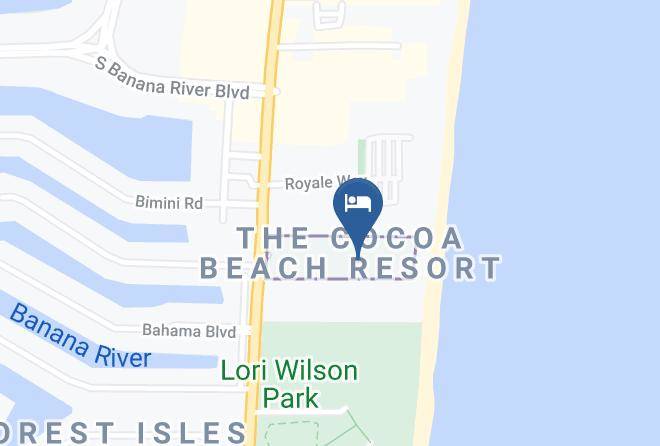 Brevard - The Resort On Cocoa Beach Maps