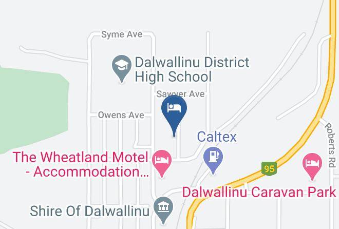 Dalwallinu - The Rest B&b Dalwallinu Maps