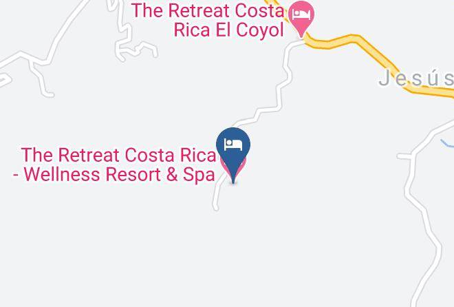 Atenas - The Retreat Costa Rica Wellness Resort & Spa Maps