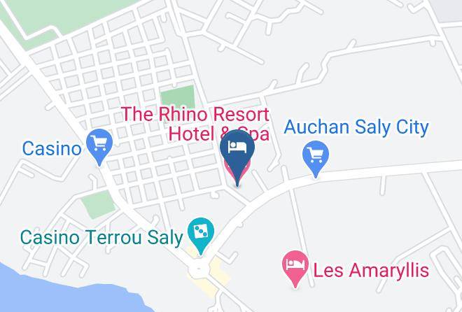 Mbour - The Rhino Resort Hotel & Spa Maps