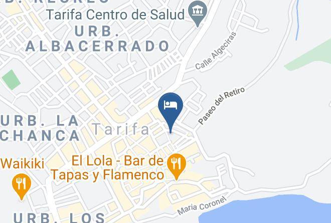Cadiz - The Riad Tarifa Maps