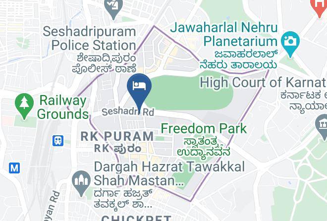 The Rialto Hotel Map