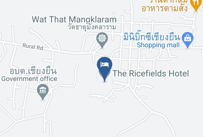 Mueang Udon Thani District - The Ricefields Hotel Maps