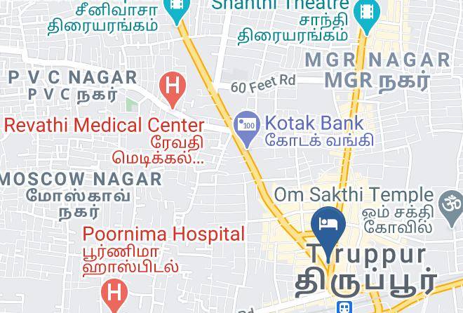 Tiruppur - The Richman Hotel Maps