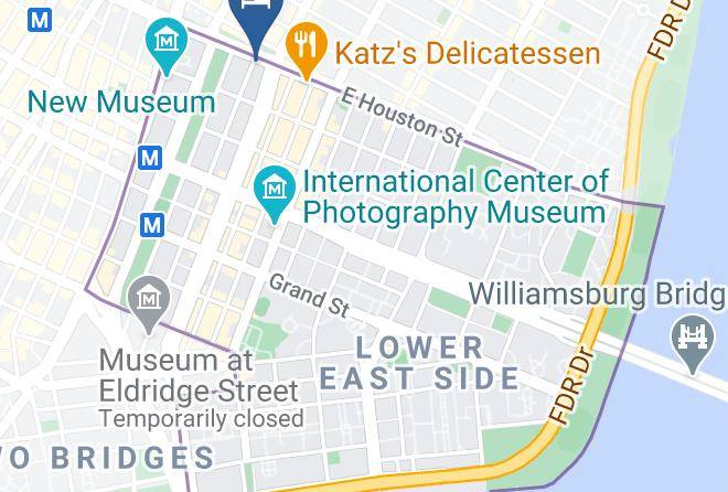 New York - The Ridge Hotel Maps