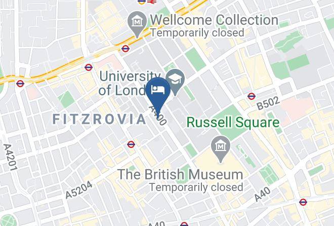 London - Ridgemount Hotel Maps