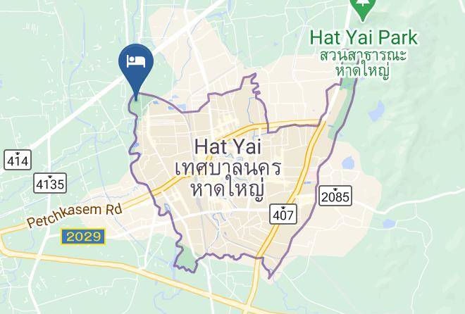 Amphoe Hat Yai - The Rings Hotel Maps