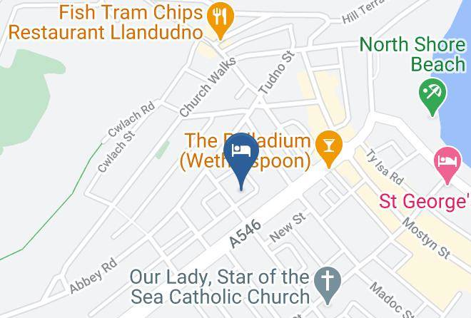 Conwy - The Risboro Hotel Maps