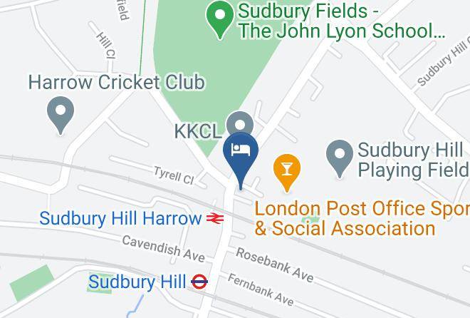 London - The Rising Sun Hotel Maps