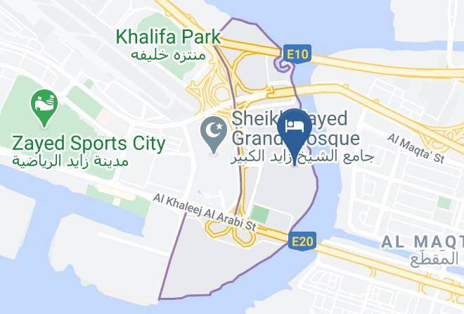 The Ritz Carlton Abu Dhabi Grand Canal Map