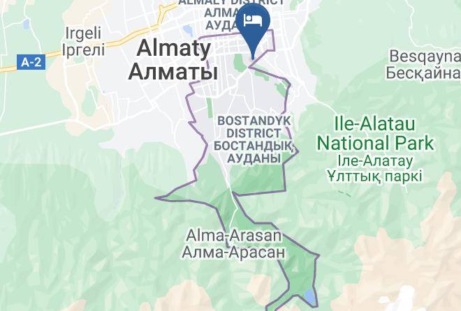 Almaty City - The Ritz Carlton Almaty Maps